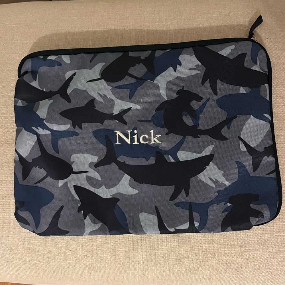 Pottery barn kids McKenzie wet/ dry bag, sharks